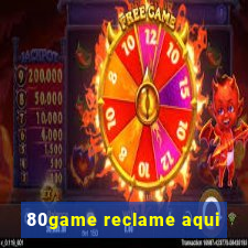 80game reclame aqui